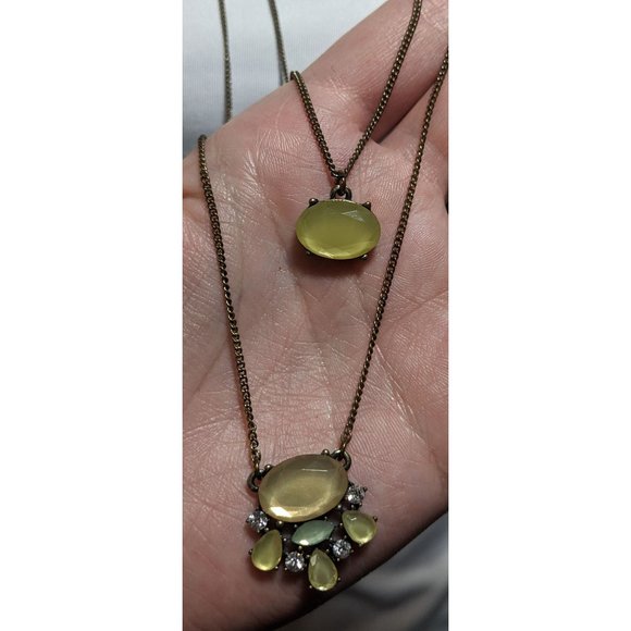 Ann Taylor Loft Multilayer Gemmed Necklace - Picture 4 of 5